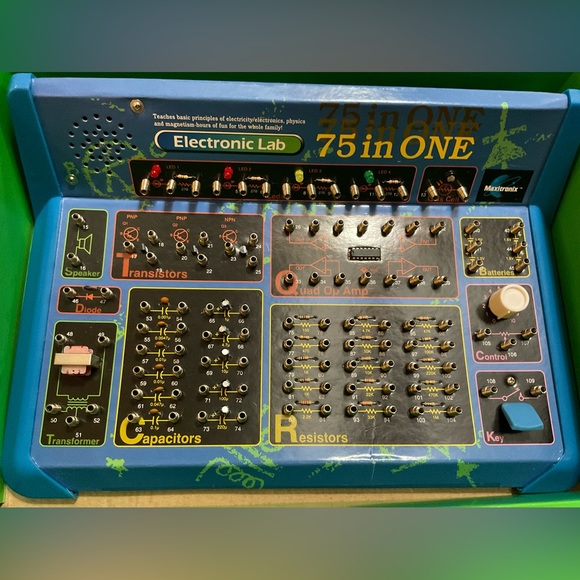 Elenco Mx 905 Maxitronix 75 in one electronic wire experiment project lab board - Picture 8 of 8